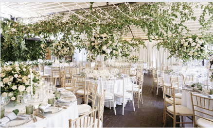 Delamere Manor Wedding Breakfast Courtyard